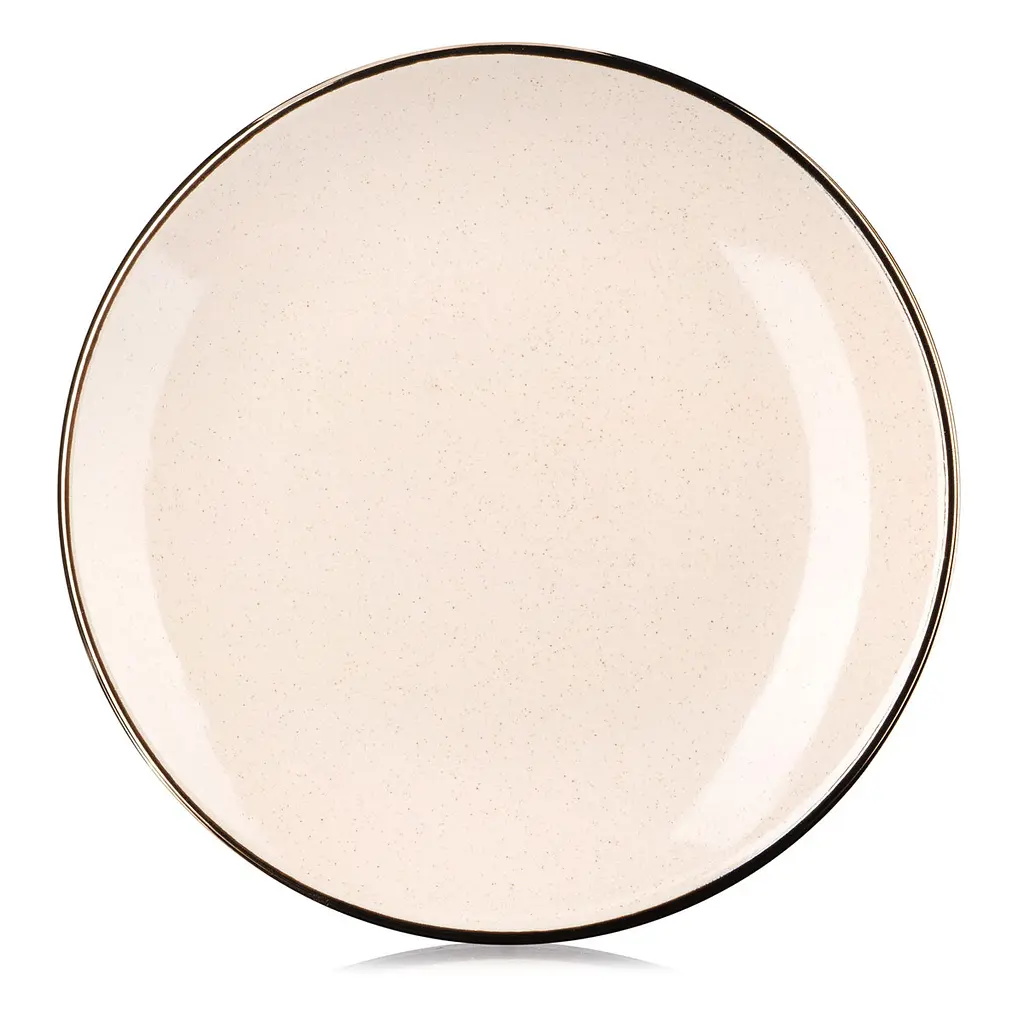Тарелка обеденная Ardesto 27,5 см Emilia бежевая AR0726EBG - фото 2
