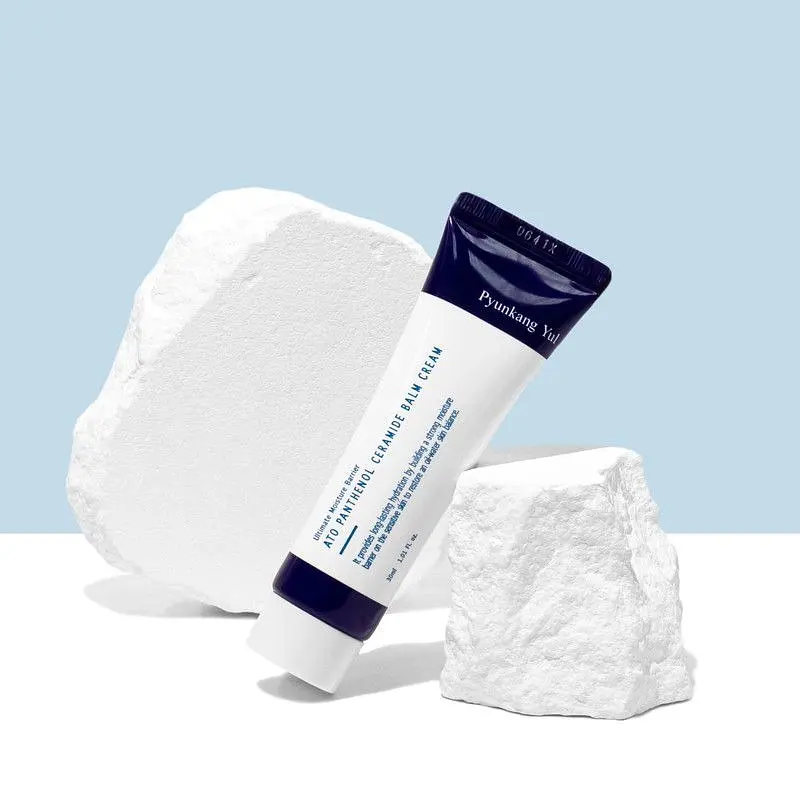 Крем-бальзам для обличчя Pyunkang Yul ATO Panthenol Ceramide Balm Cream відновлювальний 30 мл - фото 4