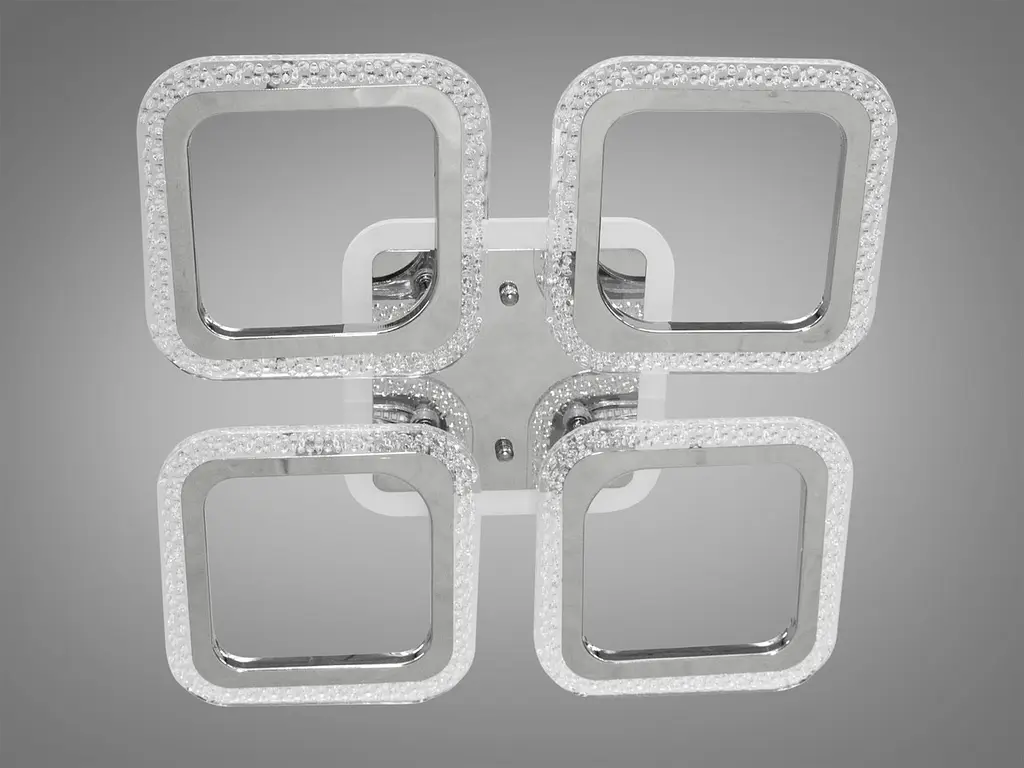 Стельова світлодіодна люстра з димером Diasha AS8170/4HR LED 3color 55W - фото 4
