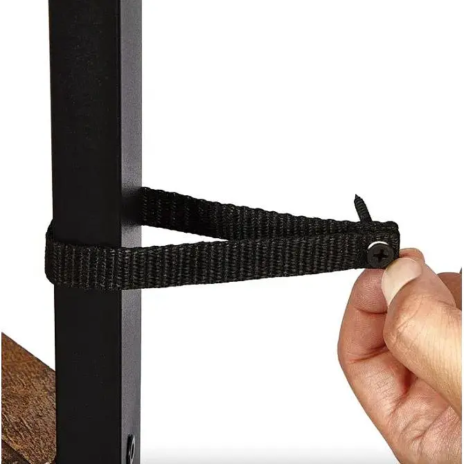 Этажерка Leobert Wooden угловая в стиле Loft  - фото 7