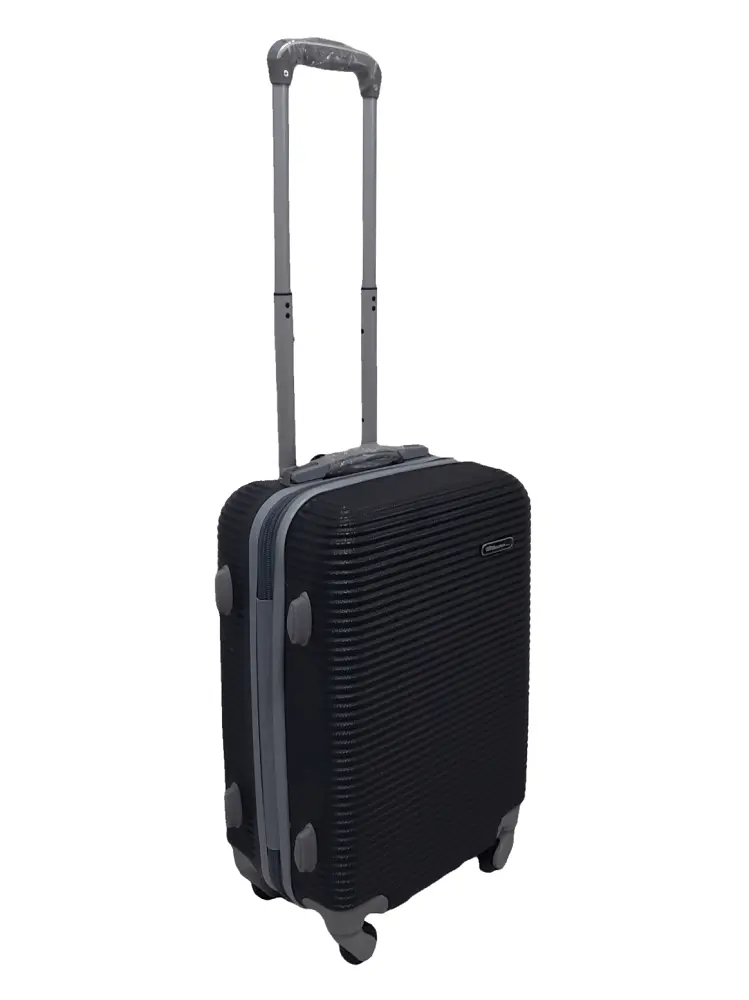 Валіза маленька S ABS-пластик Milano bag 004 56,5×39×24см 40л Чорний - фото 2