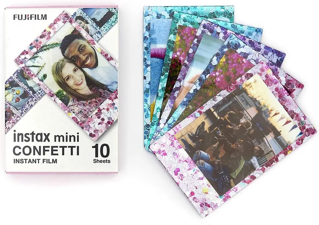 Фотопапір Fujifilm Instax Mini Deco Film Bundle 30шт. 3 картриджа по 10 аркушів Confetti Blue і Mermaid - фото 7