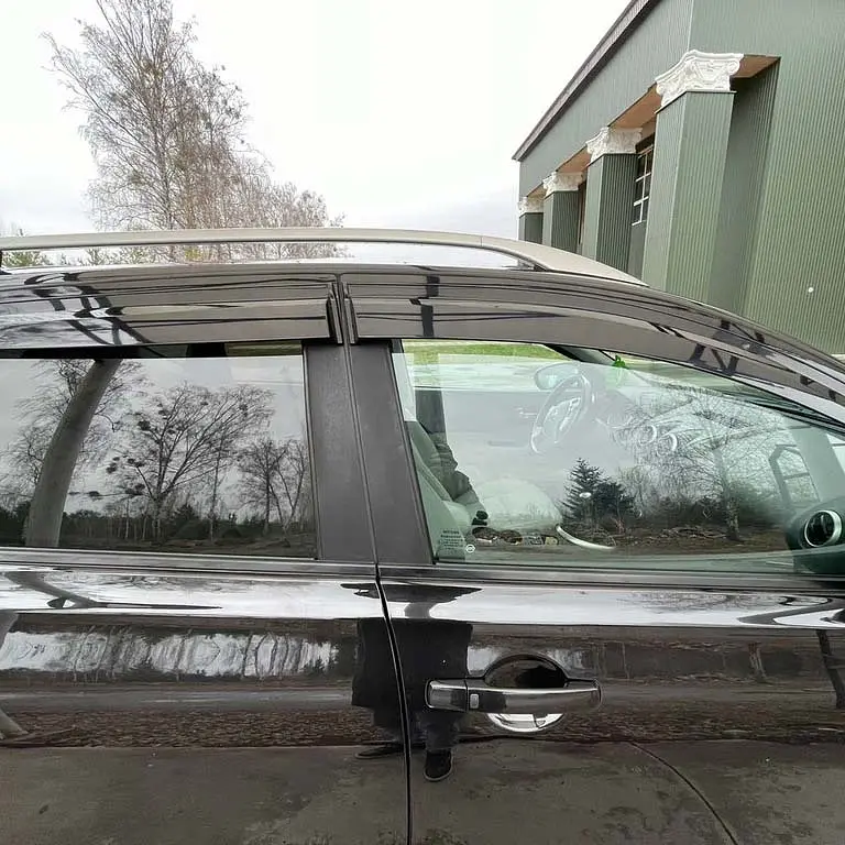 Дефлектори вікон вітровики Nissan Qashqai 2007-2014 скотч SunPlex (SP-S-76) - фото 3