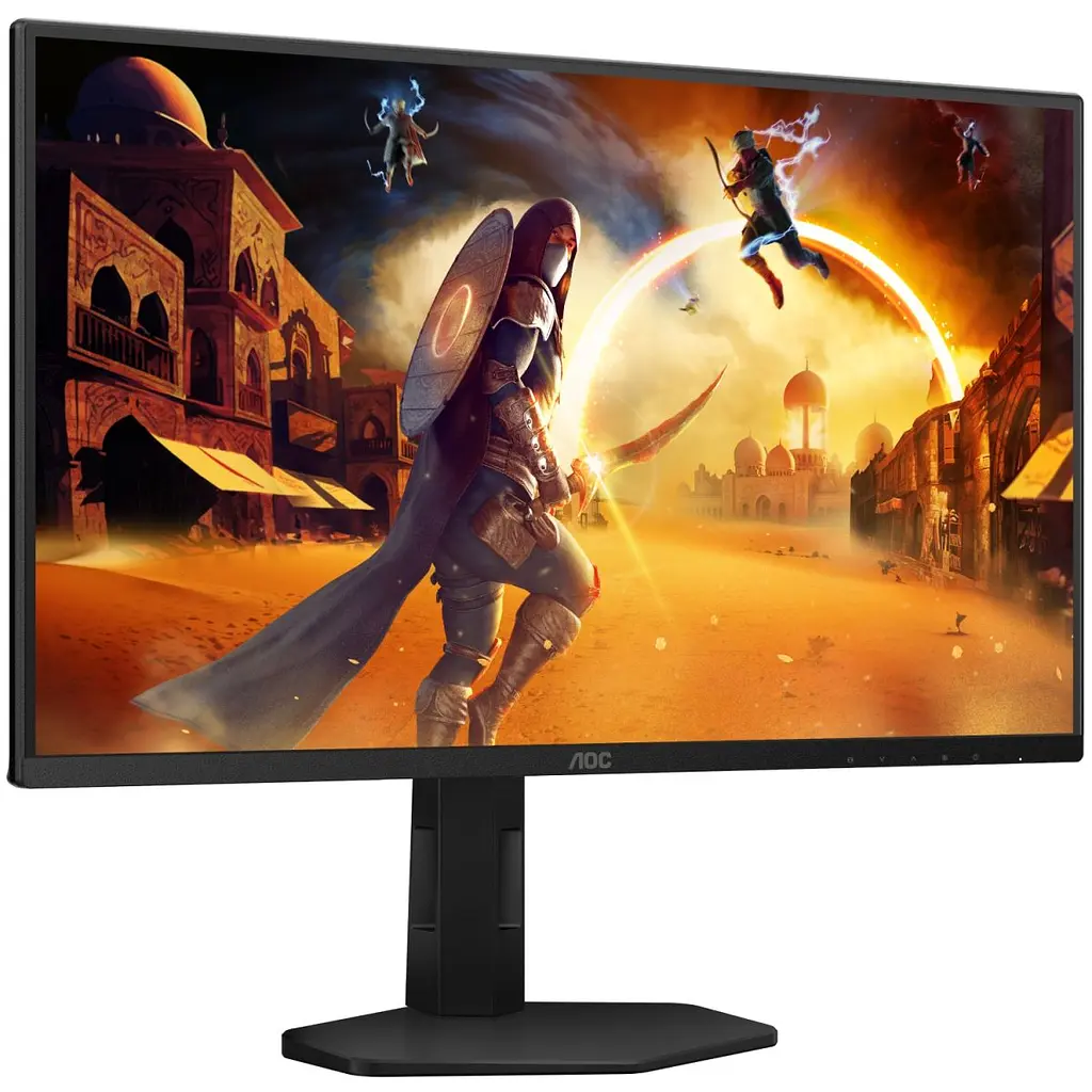 Монітор TFT 24.5" AOC 25G4SXU, Fast IPS, 300 Гц, 2xHDMI, DP, HAS, Pivot, чорно-сірий (25G4SXU) - фото 8