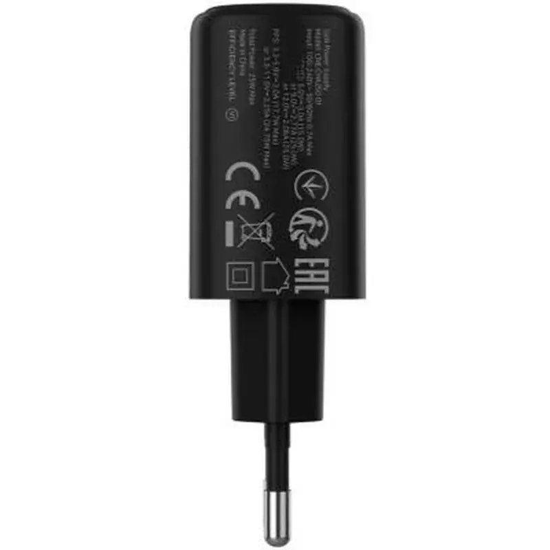 Зарядний пристрій Canyon OnCharge 250 25W 1xPD EU Black (CNE-CHA250-11) - фото 3