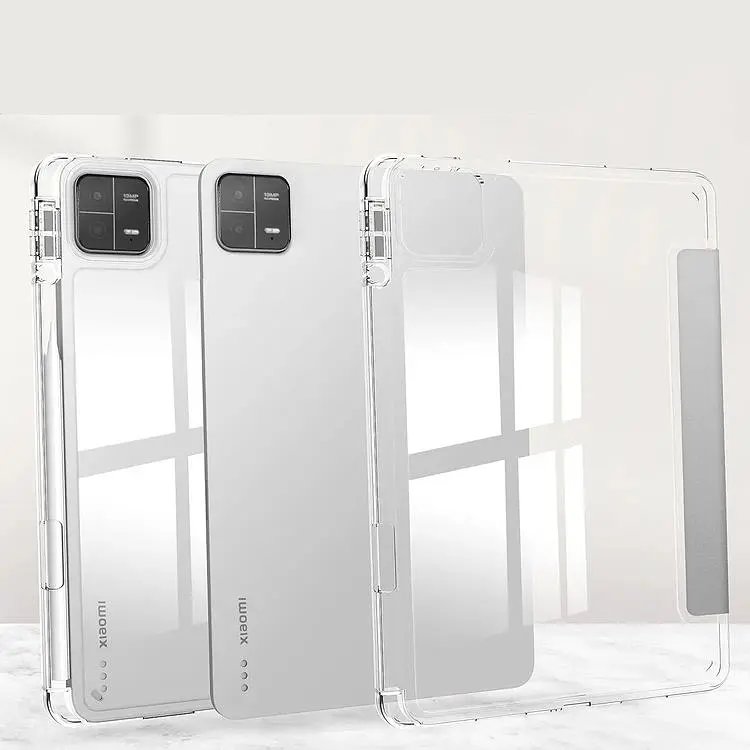 Чехол-книжка BeCover TPU Edge с креплением для стилуса для Xiaomi Mi Pad 6 / 6 Pro 11" Sliver (709560) - фото 4