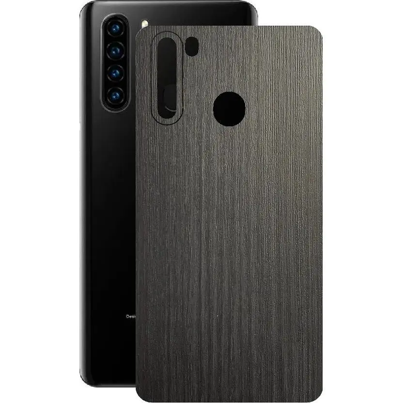 Захисна плівка StatusSKIN для Blackview A80 Pro Корпус Вініл Дерево сріблясто-чорне - фото 1