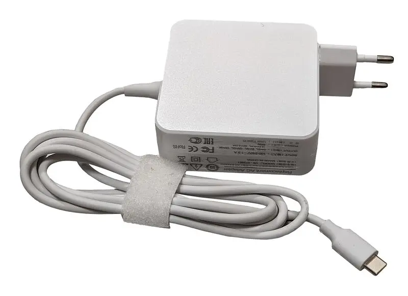 Блок живлення для ноутбука Xiaomi 65W 5.00-20.30V 2.0-3.25A USB-C (Type-C) ADC6501TM Аналог білий - фото 2