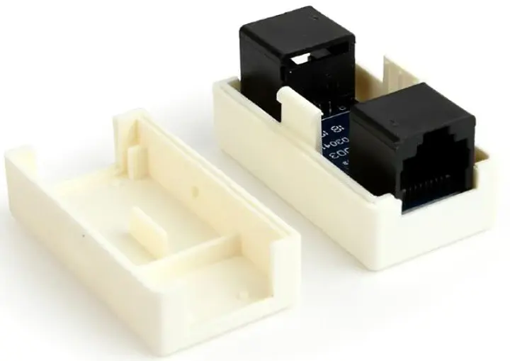 З`єднувач мережевих роз`ємів Cablexpert UTP 1+1 RJ45 UTP Cat 6 (NCA-LC6-01) - фото 2