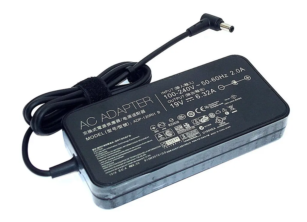 Блок живлення для ноутбука Asus 120W 19V 6.32A 6.0x3.7mm ADP-120RH B Аналог - фото 3