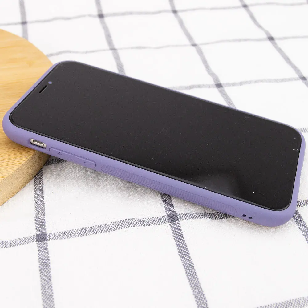 Шкіряний чохол Xshield для Apple iPhone 11 6.1" Сірий / Lavender Gray - фото 4