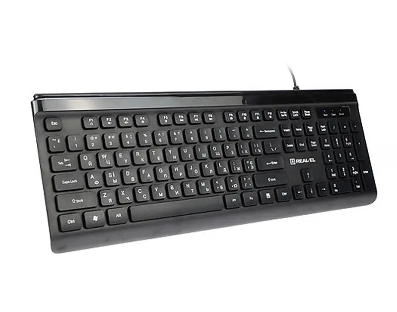 Клавіатура REAL-EL Comfort 7085 Black USB - фото 2