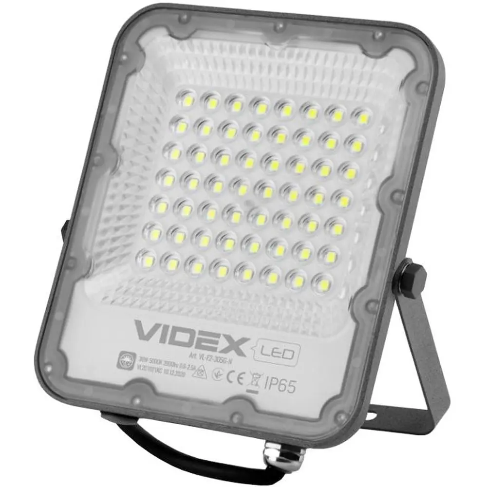 Прожектор Videx Premium LED F2 30W 5000K сенсорний день-ніч (VL-F2-305G-N) - фото 3