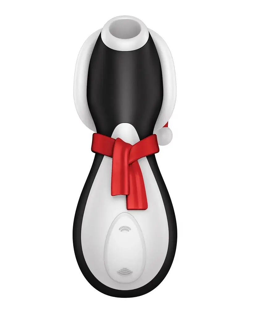 Вакуумний стимулятор клітора Satisfyer Penguin Holiday Edition (чорний) - фото 2