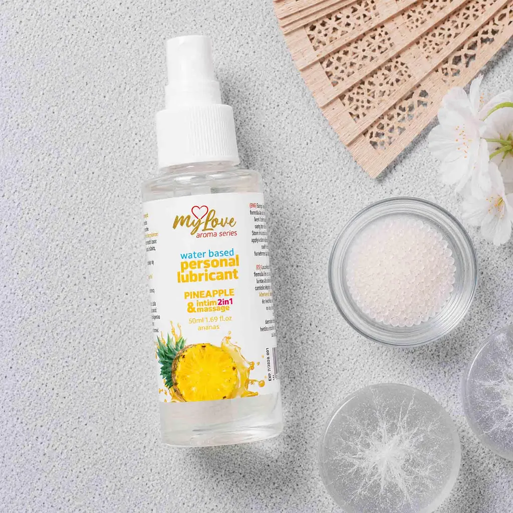 Лубрикант та масажний гель MyLove Aroma Series ананас 50 мл - фото 3