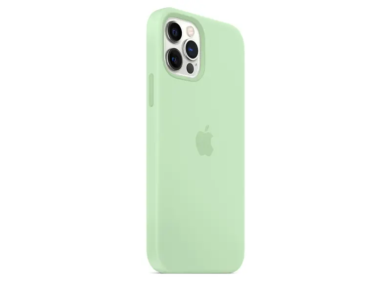 Чехол Apple Silicone Case for iPhone 12/12 Pro HQ Pistachio - фото 8