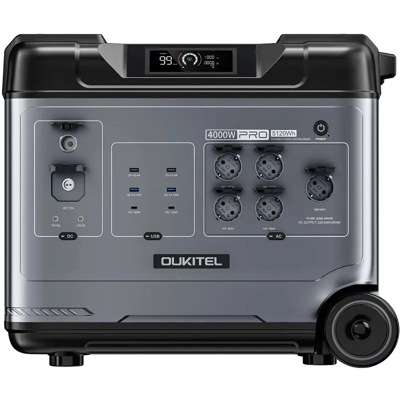 Зарядная станция Oukitel P5000 PRO 4000 Вт 5120Вт/ч LiFePo4 UPS, MPPT, PD100 Вт - фото 4