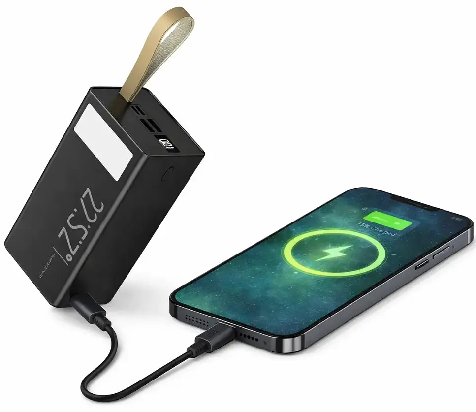 Портативний повербанк Unitech U86A Power Bank 50000 mAh 22.5W Чорний (2104619154) - фото 3