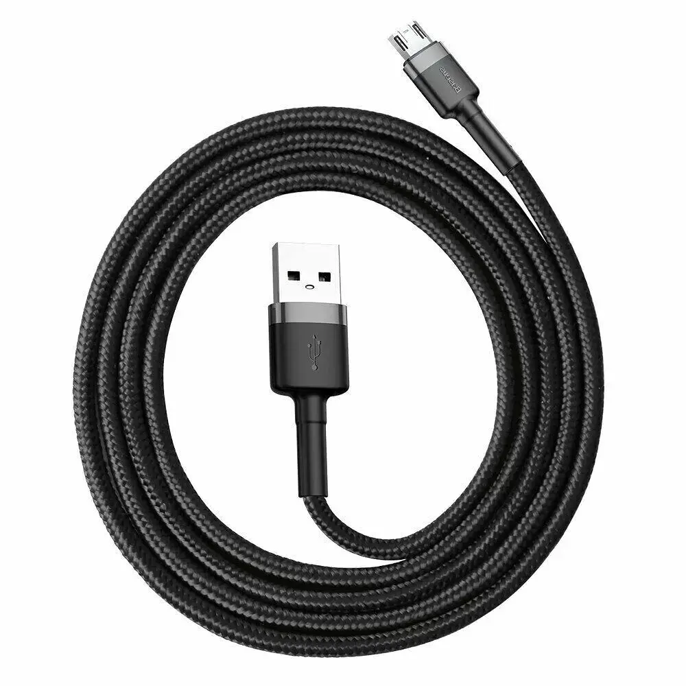 Кабель Baseus Cafule Micro USB 3m (CAMKLF-HG1) Gray/Black [69673] - фото 5