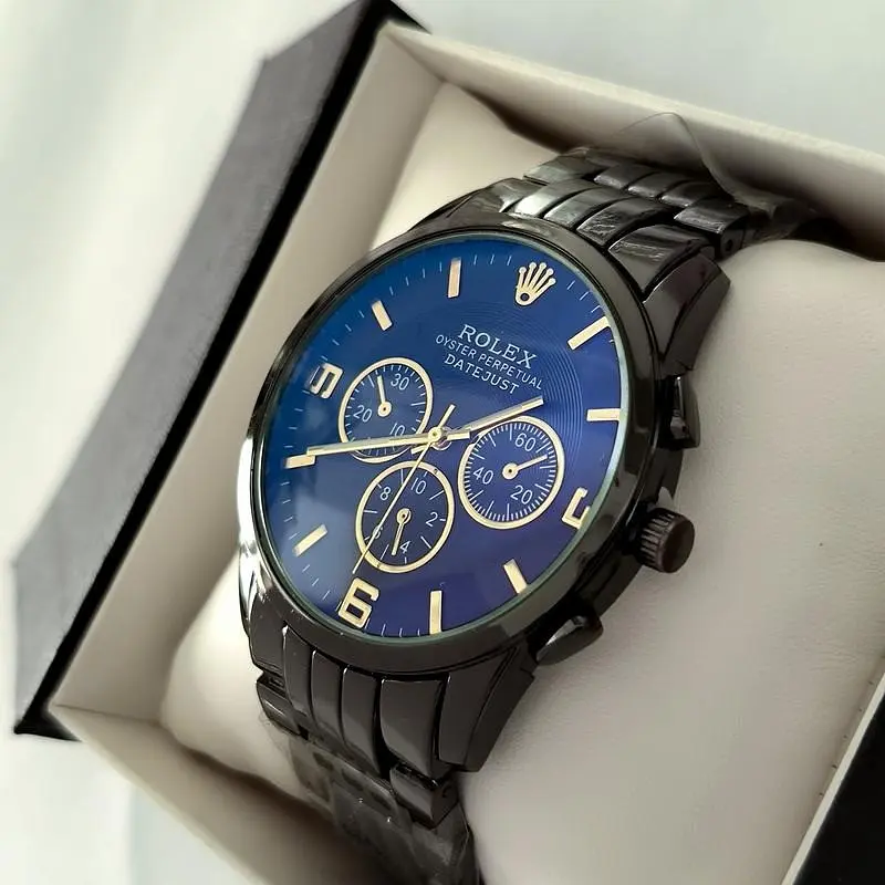 Наручний годинник чоловічий Clockhouse Rolex Чорний (IBW920BB) - фото 4