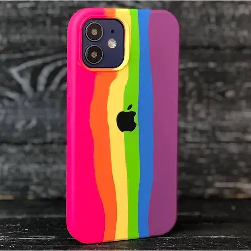 Чохол-накладка Grand для iPhone 11 X 12 13 Rainbow - фото 3