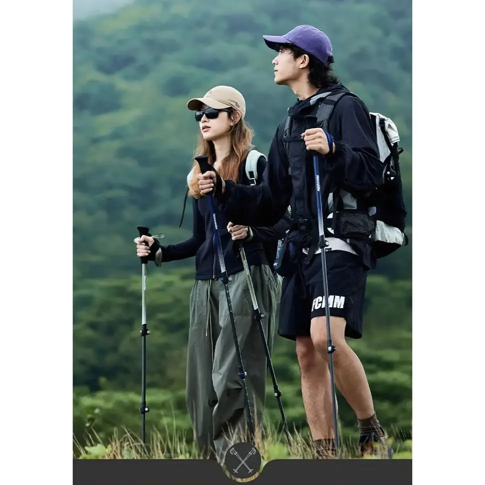 Трекінгова палиця Naturehike CNK2300DS010 120 см зелена - фото 8