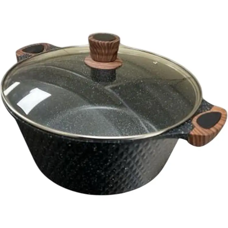 Набір каструль XPRO DM-10 GAZ зі скляною кришкою 5 шт. (44356-DM-10_2772) - фото 2