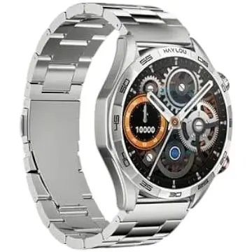Смарт-часы Haylou Solar 5 LS20 Silver (Silicone + Stainless steel strap) - фото 2