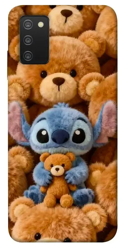 TPU чохол Demsky Stitch teddy bears для Samsung Galaxy A03s