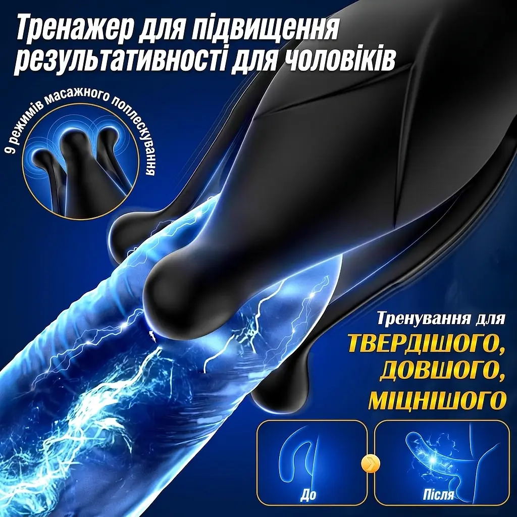 Анальный расширитель BEISAR 6-в-1 с пультом ДУ, 9 режимов вибрации, толчков и расширения 2,3 - 5,1 см - фото 3