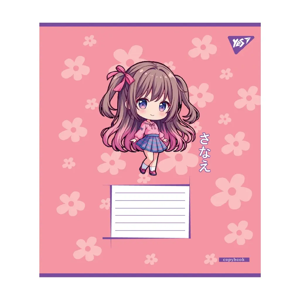 Зошит Yes Anime girls А5 12 аркушів лінія (767988), в асортименті - фото 3