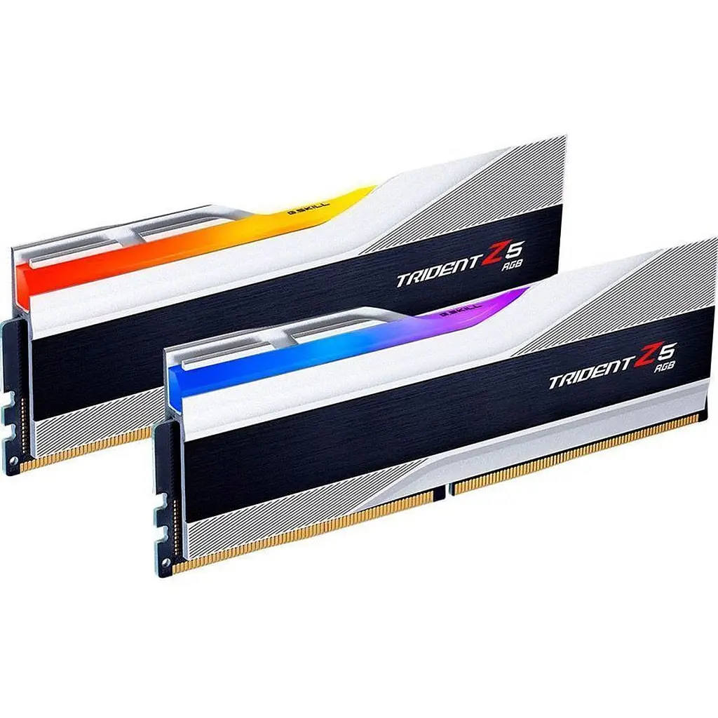 Модуль пам'яті DDR5 G.Skill Trident Z5 RGB 2x16GB 7600MHz Metallic Silver (F5-7600J3646G16GX2-TZ5RS) [102625] - фото 2