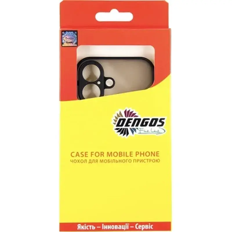 Чохол до мобільного телефона Dengos Matte iPhone 17 Black (DG-TPU-MATT-170) - фото 5