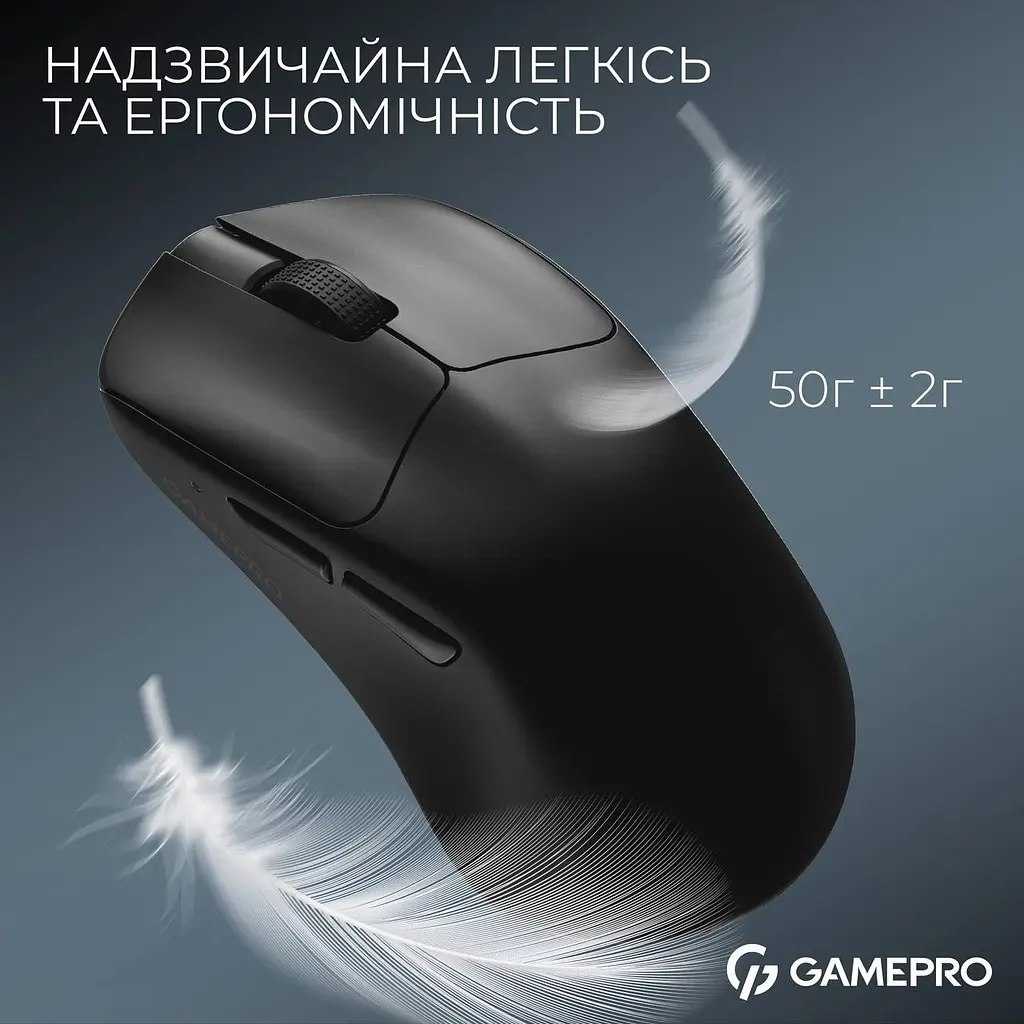 Миша бездротова GamePro Asgard Surt Чорний (GM017B) - фото 6