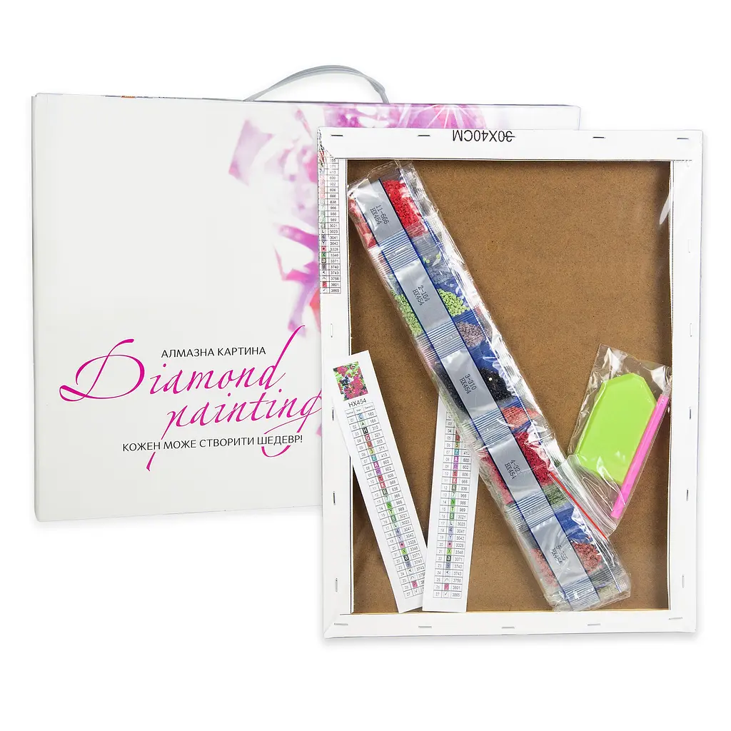 Алмазна мозаїка Strateg Відпочинок на пляжі 30х40 см (HEG86028) - фото 3