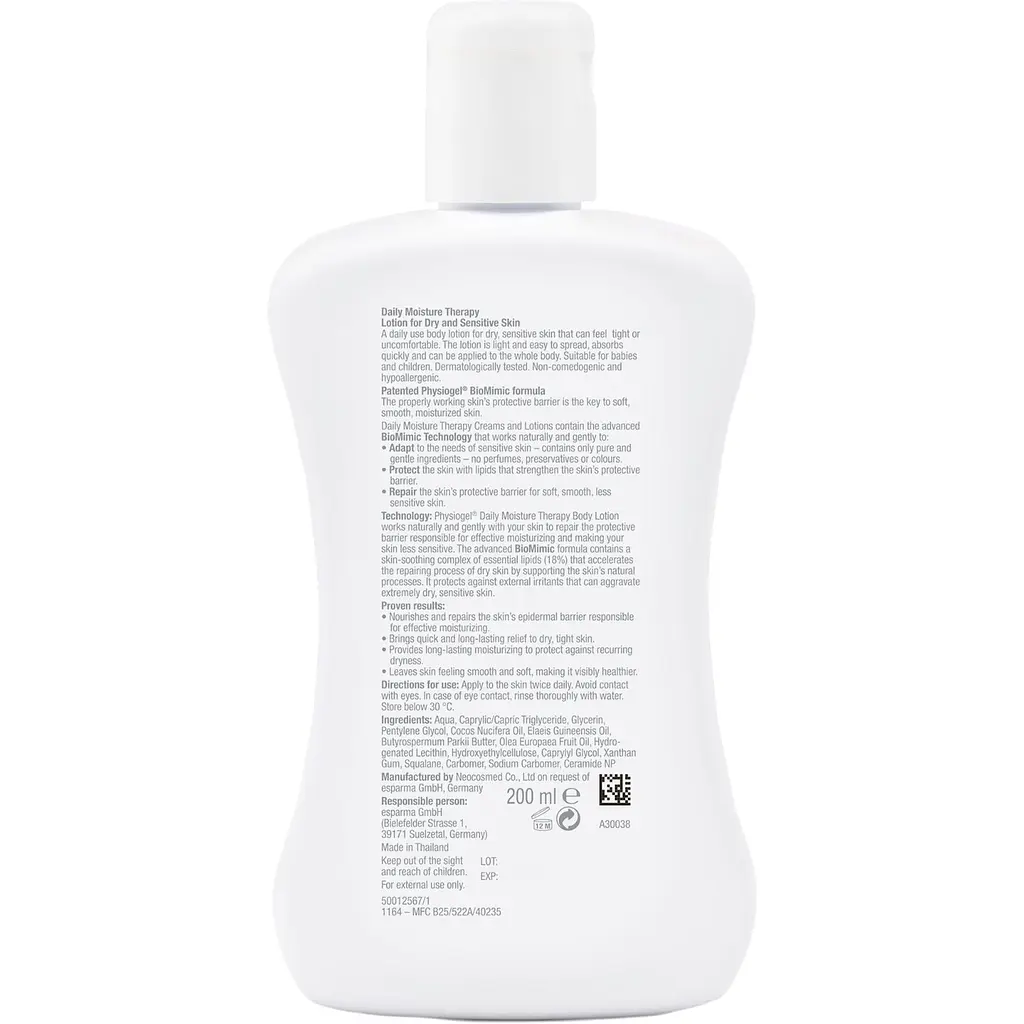 Лосьйон Physiogel Daily Moisture Therapy для сухої та чутливої шкіри тіла 200 мл (4997003) - фото 2