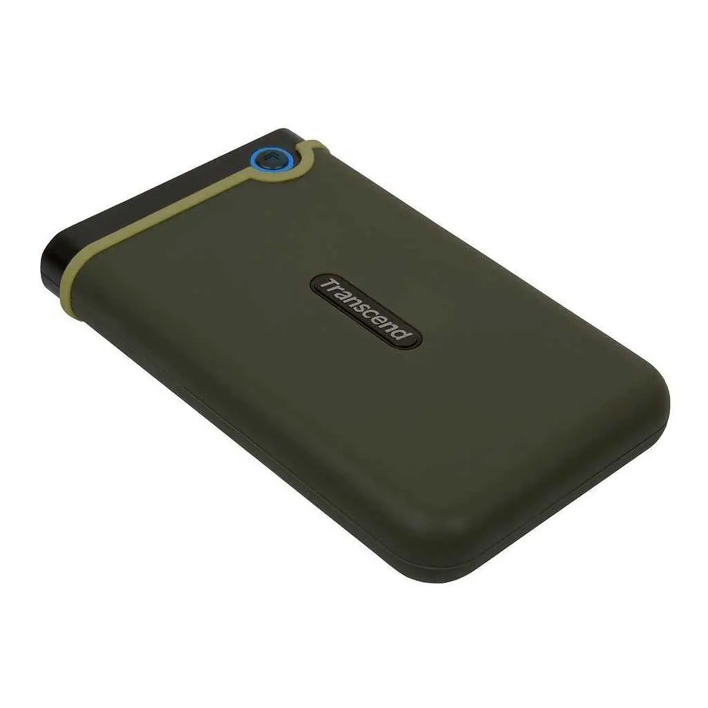 Зовнішній жорсткий диск Transcend 1TB StoreJet 25M3 Military Green Slim (TS1TSJ25M3G) - фото 5