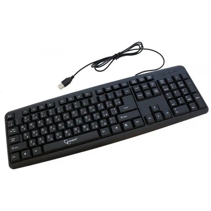 Клавіатура дротова Gembird KB-U-103-UA black USB - фото 2