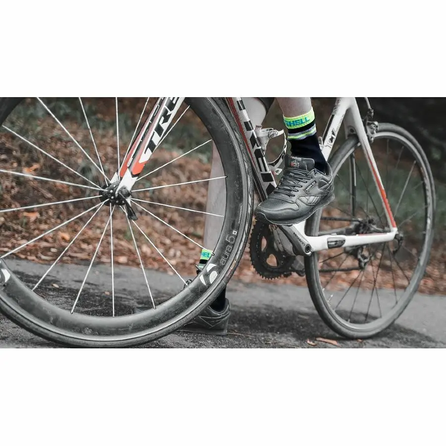 Водонепроницаемые носки Dexshell Pro visibility Cycling, размер M (39-42), с зеленой полосой - фото 14