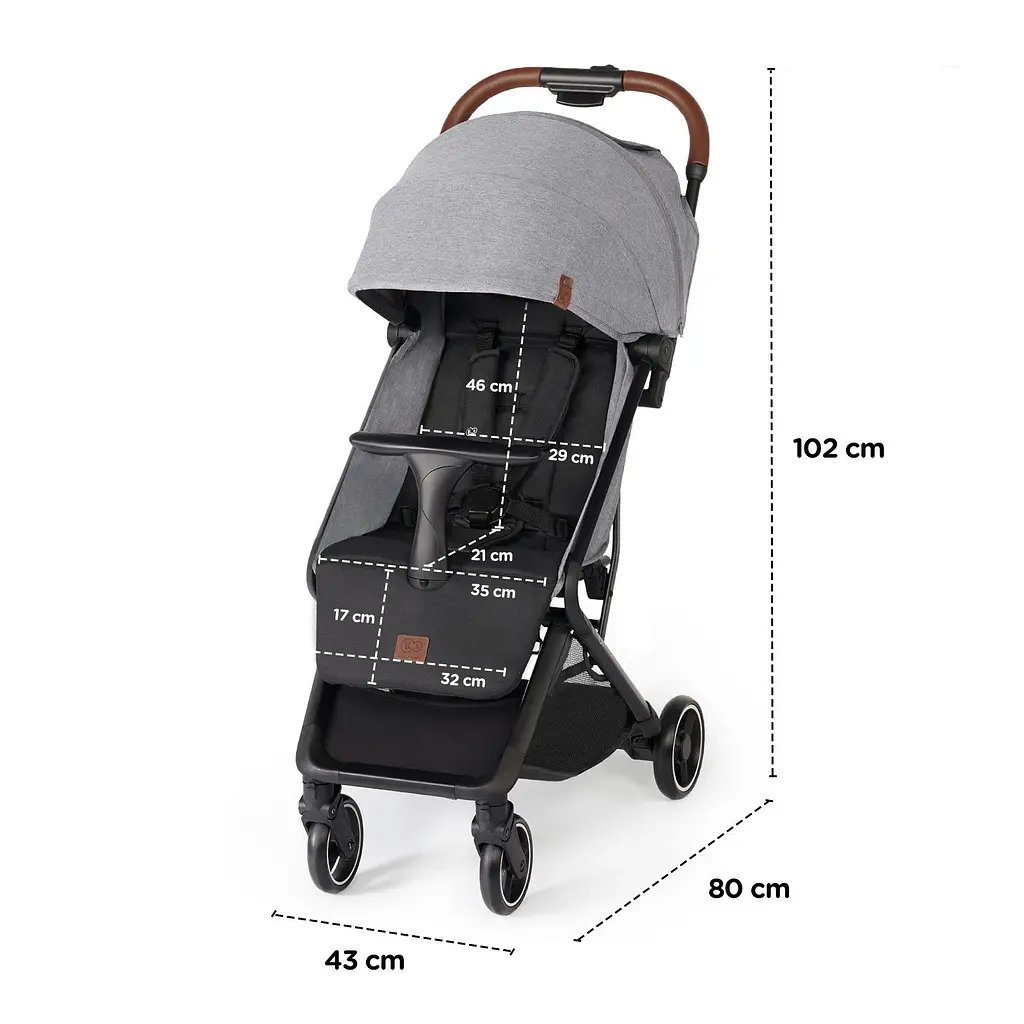 Прогулянкова коляска Kinderkraft Nubi Pink - фото 8