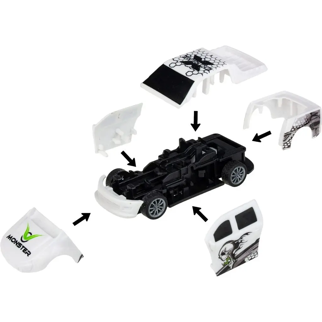 Інерційна машинка Crash'ems Крашмобіль 2 в 1 Monster (1300) - фото 3