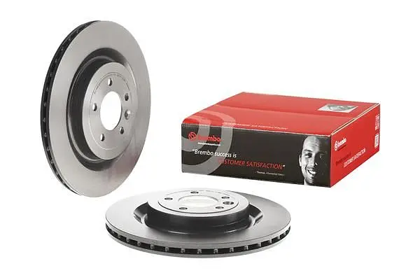 Диск гальмівний задній вентильований Land Rover Range Rover IV 12-25р Brembo (09.B504.11) - фото 2