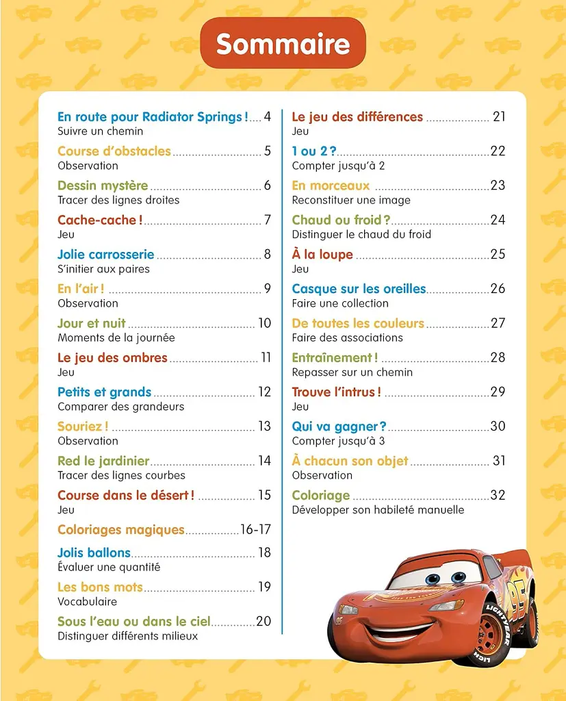 Je joue et j'apprends Cars TPS-PS - - фото 2