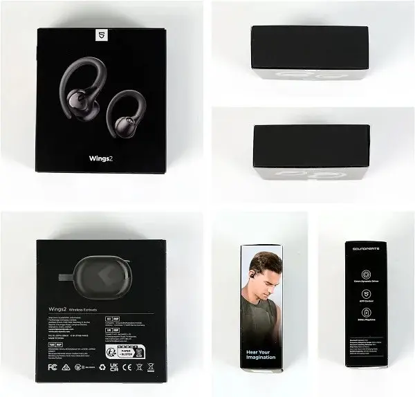 Навушники бездротові SoundPEATS Wings2 чорні - фото 5