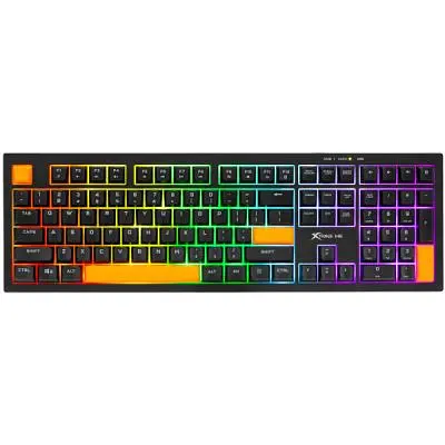 Клавіатура Xtrike ME ME KB-512 LED USB UA Black (KB-512BKUA)