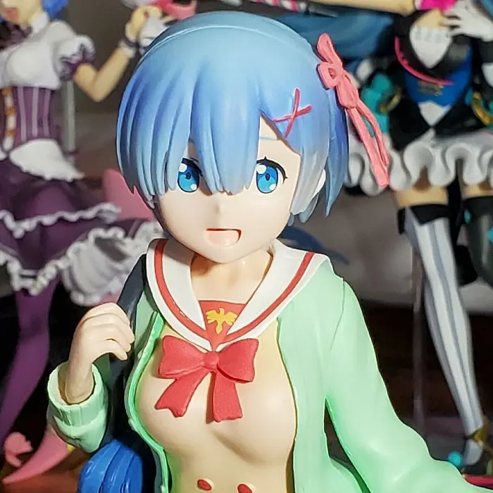 Фигурка Sega Рэм Студентка Re:Zero. Жизнь с нуля в альтернативном мире Rem 22 см  WST RZ R 239 - фото 2