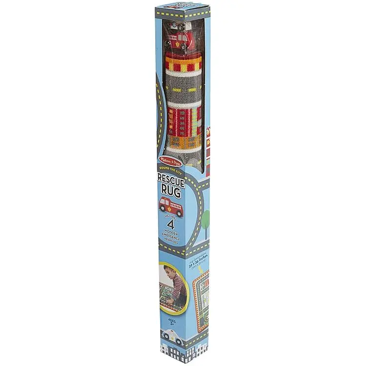 Килимок ігровий Melissa & Doug Рятувальні автомобілі з машинками (MD19406) - фото 3