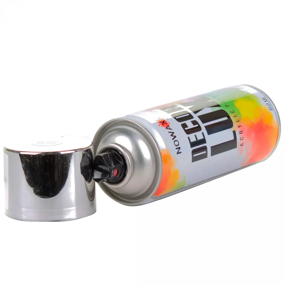 Акрилова фарба Nowax Bright Chrome Спрей 450 мл Хром (bright chrome) NX48041 - фото 3