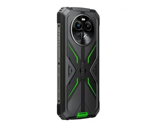 Смартфон Blackview BV8100 8/256GB акумулятор 8800 мАг чорно-зелений - фото 4
