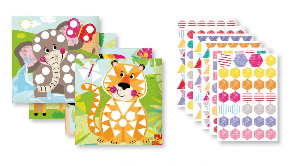 Игра с наклейками Apli Kids Тигр, в металлической коробке (15223) - фото 2